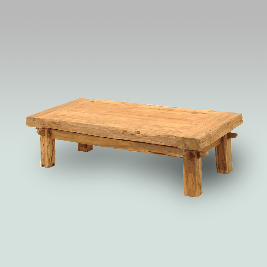 Coffee table rustic frame